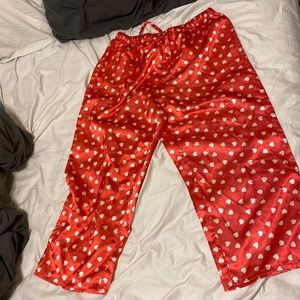 satin pajama pants
